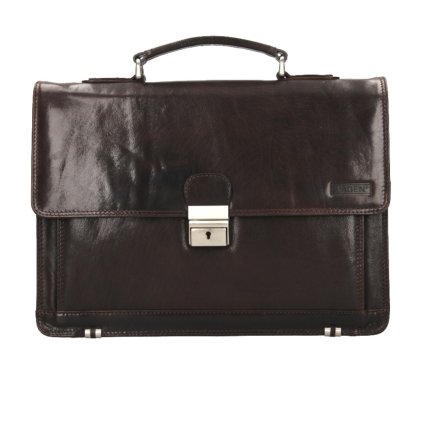 Pánská aktovka Lagen  2079/C tmavě hnědá