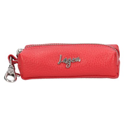 Kožená klíčenka 51413 MAGENTA Lagen červená