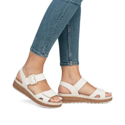 62760-60 Rieker (Barva beige, Velikost 36)