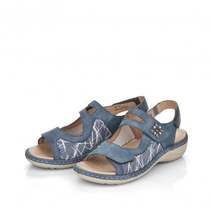 Dámské sandálky D7647-16 Remonte modrá