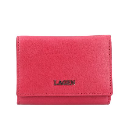 Dámská kožená peněženka Lagen LG2152 růžová