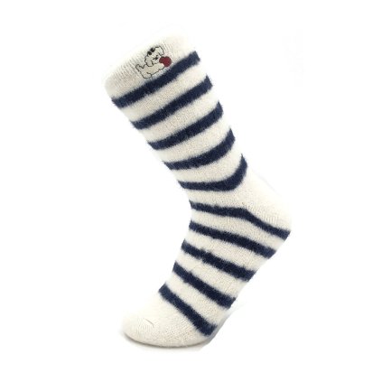 TNB3081 bílá/pruh pejsek Aura Via (Barva bílá, Velikost 35-38)