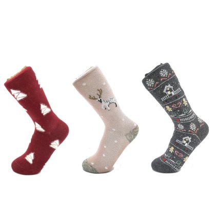 SNX7769 trojbalení šedo/růž/červ Aura Via (Barva mix, Velikost 35-38)