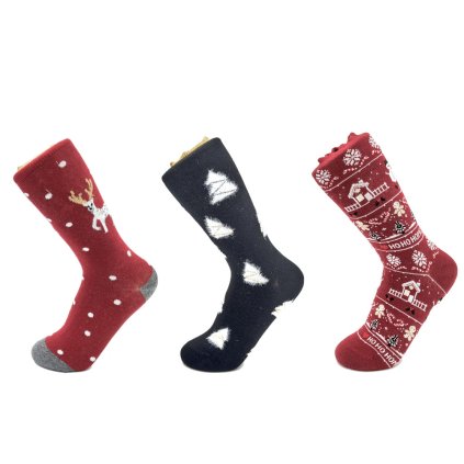 SNX7769 trojbalení červ/čer/červ Aura Via (Barva mix, Velikost 38-41)