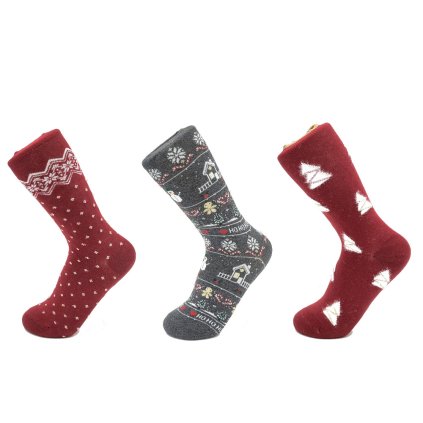 SNX7769 trojbalení červ/šedá/červ Aura Via (Barva mix, Velikost 38-41)