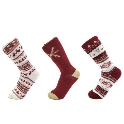 SNX9212 trojbalení červ/červ/bílá Aura Via (Barva mix, Velikost 35-38)