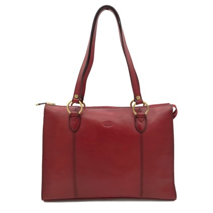 Dámská kožená taška na dokumenty Katana K82132-08 červená