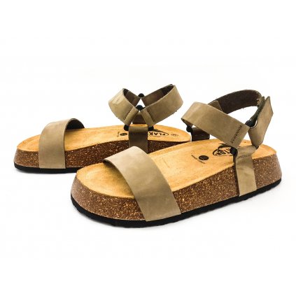 636033 NOBUCK 2 KAKI Plakton (Barva kaki, Velikost 37)