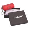 Kožená klíčenka 51413 MAGENTA Lagen červená