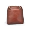 Dámská kožená kabelka - batoh K82364-03 Katana hnědá