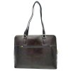 Dámská kožená taška na spisy a notebook K64217-02 Katana tmavě hnědá