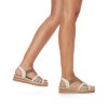 62918-62 Rieker (Barva beige kombi, Velikost 36)