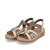 62918-62 Rieker (Barva beige kombi, Velikost 36)