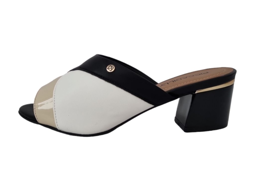 Piccadilly dámské pantofle Joanete 542094-6 černobéžové