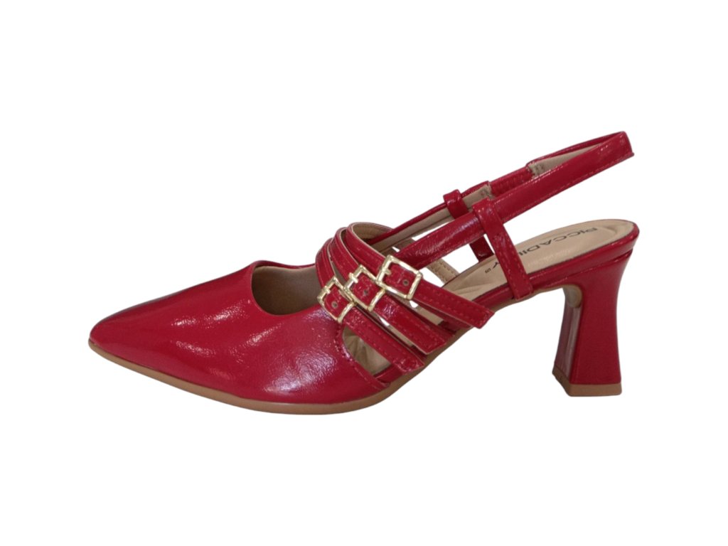 PICCADILLY dámské lodičky 764008-3 malinové