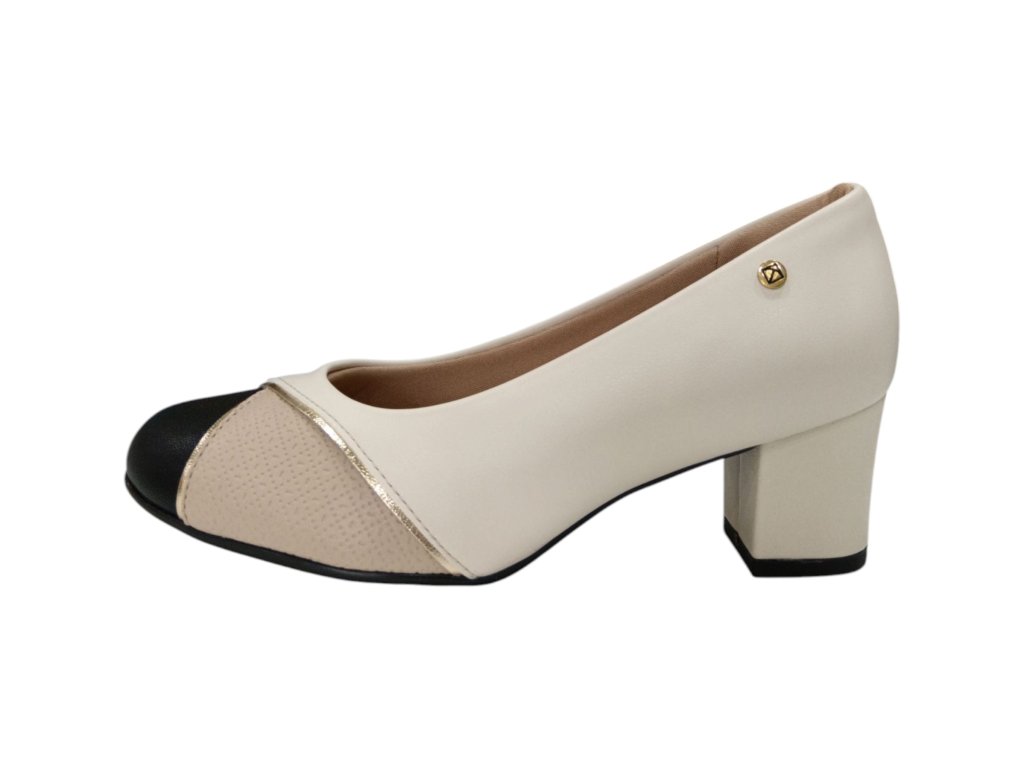 PICCADILLY dámské lodičky 110177-6 krémové