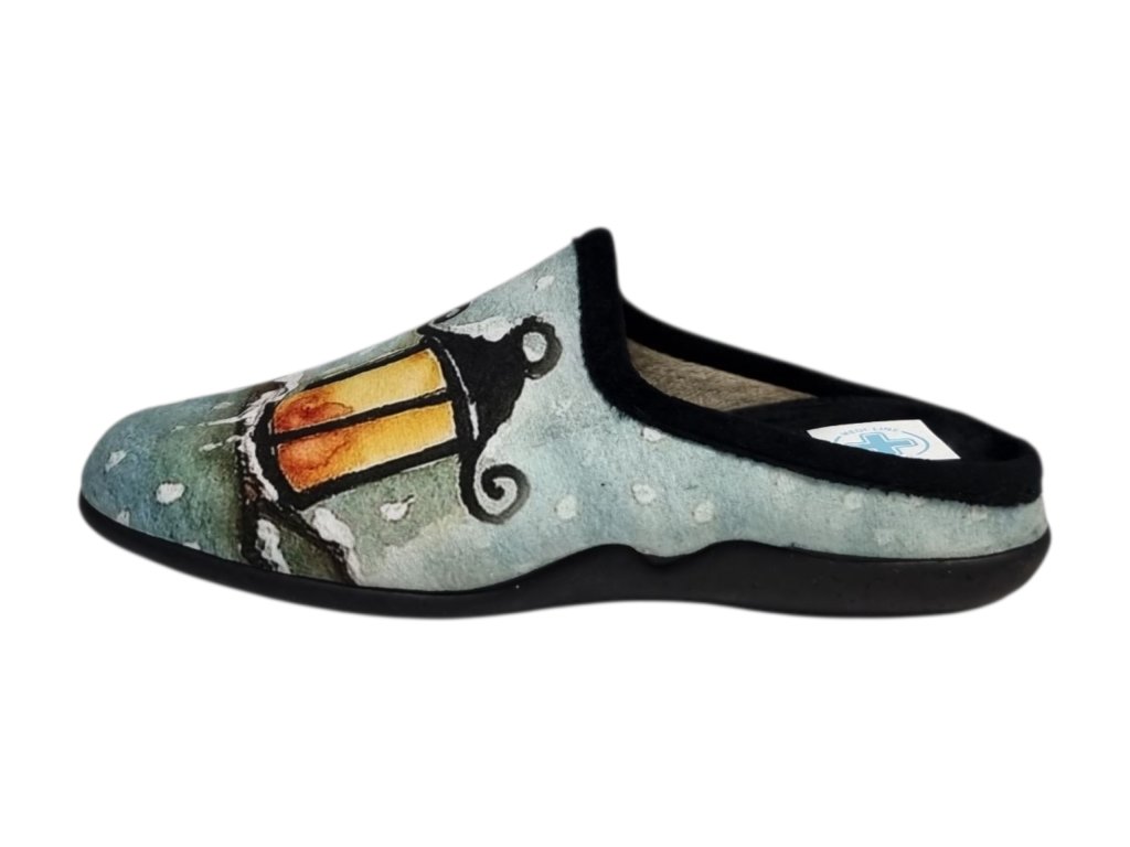 MEDI LINE dámské pantofle D17 SER.22I-208 modré