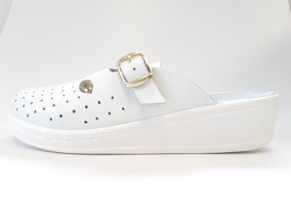 MEDI LINE Sanital Light dámská zdravotní obuv 372 bílá