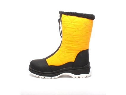 Dámské sněhule C 10224 YELLOW + BLACK (Velikost 36)