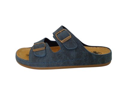Dámské pantofle MEDI LINE S182.002 navy