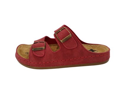 Dámské pantofle MEDI LINE S182.002 red