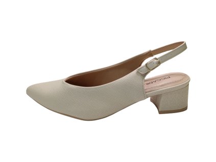 Dámské lodičky s otevřenou patou PICCADILLY 739031-39 off white
