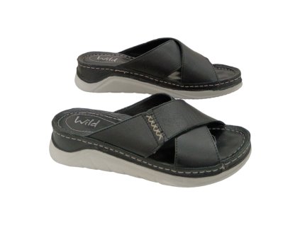 Dámské pantofle WILD V+J 022-05-6106 black