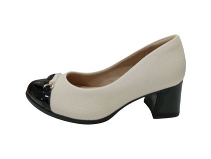 Dámské lodičky PICADILLY 654027-3 off white