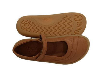 Dámské barefoot baleríny FRODDO - Mary cognac
