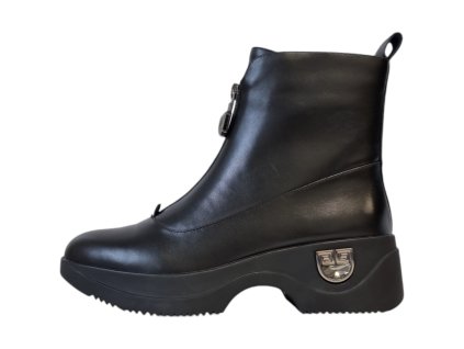 Ladies dámská kotníková obuv D9410-Z741R-1 černá (Velikost 36)