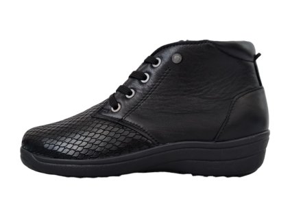 MEDI LINE dámská kotníková obuv Teresa 0295/8210 černá vzorovaná