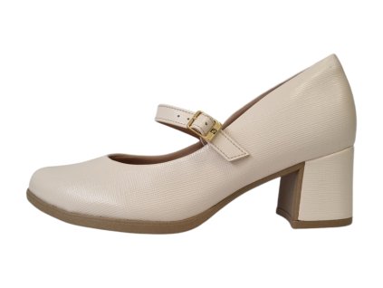 Piccadilly dámské lodičky 654021-48 krémové