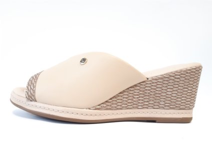 Piccadilly dámské pantofle Joanete 408149-3 béžové