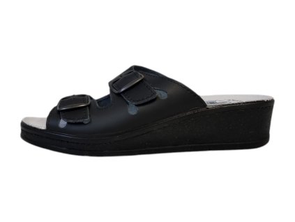 MEDI LINE dámské zdravotní pantofle 703 I černé