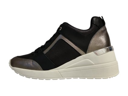 Bottero dámské tenisky sneakers 325804 černé/stříbrné