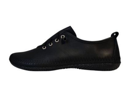 Urban ladies dámské kožené polobotky 320 černé