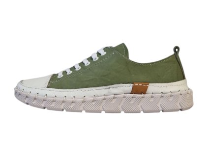 Urban ladies dámské kožené polobotky 240 zelené