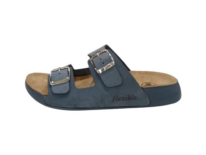 MEDI LINE dámské pantofle 9873DD 106 modré