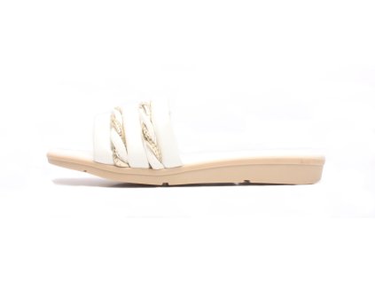 Piccadilly dámské pantofle 401245-1 bílé