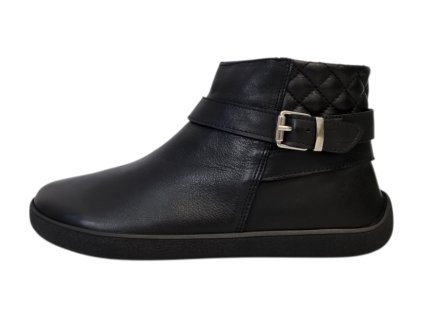 beBare dámská kotníková barefoot obuv STOCKHOLM 26021 černá