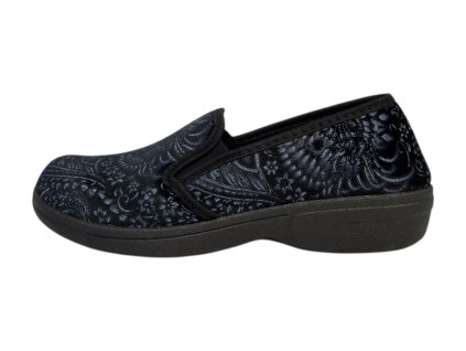 MEDI LINE dámské zdravotní bačkory 714 Sagrantino 6 černé