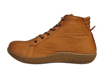 beBare NATURAL FIT dámské kotníkové boty 1754 hnědé