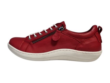 beBare NATURAL FIT dámské polobotky 1710 červená