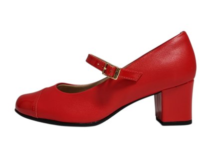 Piccadilly dámské lodičky 110185-7 červené