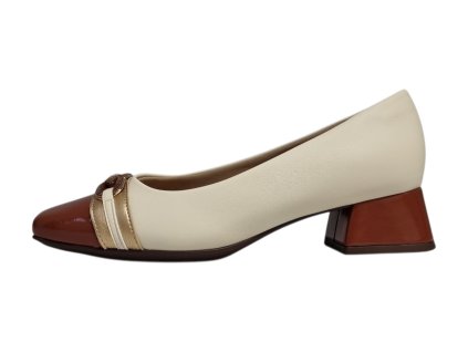 Piccadilly dámské lodičky Joanete 160099-1 krémové