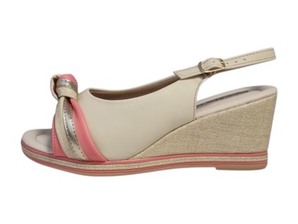 Piccadilly dámské sandály 408230-1 krémové