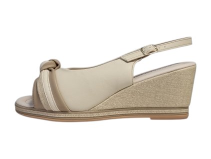 Piccadilly dámské sandály 408230-5 krémové