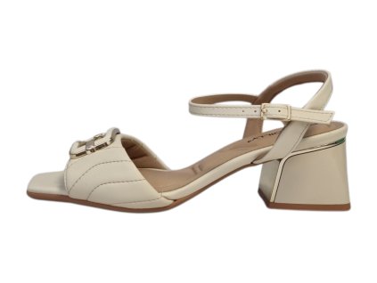 Piccadilly dámské sandály 543086-1 krémové