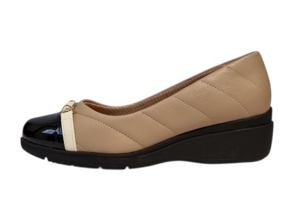 Piccadilly MAXI dámské lodičky 117128-1 béžové