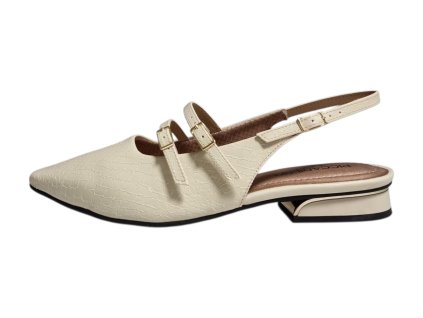 Piccadilly MAXI dámské lodičky 279033-10 krémové